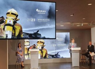 El Servicio de bomberos y bomberas de la Diputación Foral de Bizkaia realizó 7.090 salidas durante 2023