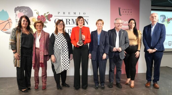 Tati Garmendia, galardonada con el Premio Carmen Adarraga 2024