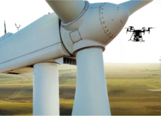 Azalera bertikal eta altuetan korrosioaren aurkako estalduren egoera sentsoreekin neurtzen duten droneak