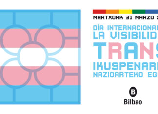 Bilbao conmemorará el Día Internacional de la Visibilidad Trans el 31 de marzo