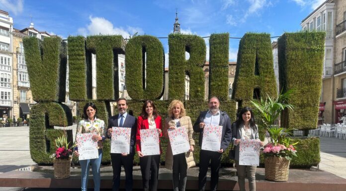 Javier Hurtado sailburuak tokiko merkataritzak gure hirietako bizitzan duen garrantzia nabarmendu du Gasteizko Loreen Jaialdiaren aurkezpenean