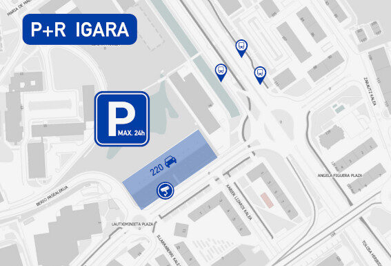Igarako disuasio-aparkalekua ekainaren erdirako prest egongo da