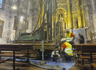 Bizkaia inicia los sondeos geotécnicos en la Basílica de Begoña, esenciales para planificar su intervención arqueológica