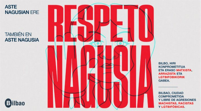 El Ayuntamiento de Bilbao activa la campaña contra las agresiones en Aste Nagusia con el lema «Respeto Nagusia»