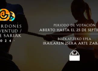 Gazteria Sarien hautagai irabazleak aukeratzeko bozketa zabalik