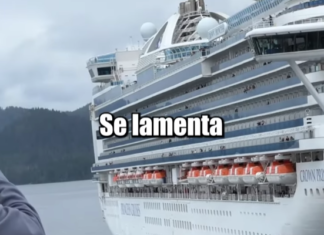 Un pasajero corre para no perder el barco y el final es inesperado