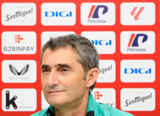 Valverde, feliz tras la primera victoria del Athletic a domicilio