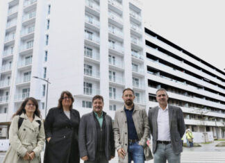 Zarauzko Salberdin eremuan eraikitzen ari den alokairuko 60 zuzkidura-bizitokiak