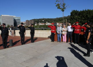 La Ertzaintza homenajea en Bilbao a Txema Aguirre Larraona, agente asesinado por ETA en 1997