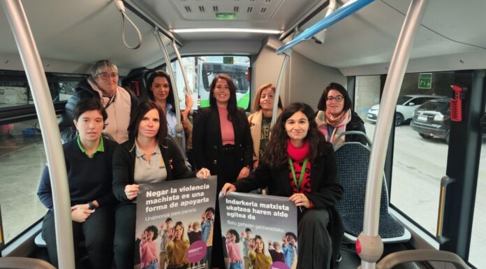 25-N: El Departamento de Movilidad, Turismo y Ordenación del Territorio se adhiere a la campaña lanzada por Emakunde a través de Lurraldebus