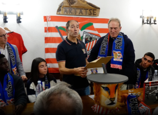 Actos de clausura del XXV aniversario de la Peña del Athletic en Bergara