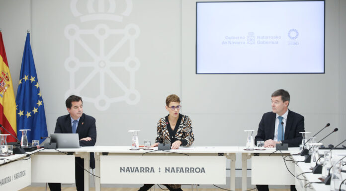 Chivite Lehendakariak industria jarduera sortzeko eta mantentzeko Nafarroaren ekosistema nabarmendu du multinazional alemaniarren ordezkarien aurrean