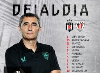 Deialdia: Besiktas JK-Athletic Club (Europa League, 7. J)