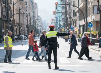 La Policía Municipal de Bilbao pone en marcha una campaña para evitar atropellos en vías urbanas