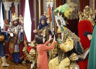 Las entradas para la recepción de los Reyes Magos en el Ayuntamiento de Bilbao, disponibles