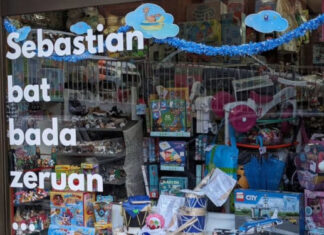 300 saltokik parte hartuko dute ‘Gure Donostia’ ekimenean, erakusleihoak apaintzeko
