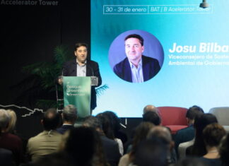 Josu Bilbao Ingurumen sailburuordeak Europako ingurumen-politikak aldarrikatu ditu Aclimak antolatutako Basque Greentech & Green Ups IV. Kongresuan
