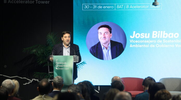 Josu Bilbao Ingurumen sailburuordeak Europako ingurumen-politikak aldarrikatu ditu Aclimak antolatutako Basque Greentech & Green Ups IV. Kongresuan