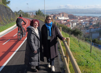 La Diputación Foral completa el recorrido ciclable entre el casco urbano de Santurtzi y el bidegorri de La Arena