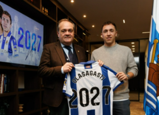 Olasagasti renueva con la Real Sociedad hasta 2027