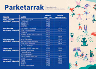Parketarrak: Donostiak euskaraz jolasteko 22 gune izango ditu