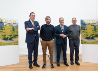 David de las Heras artista da Itzulia Basque Country 2025-eko kartelaren egilea