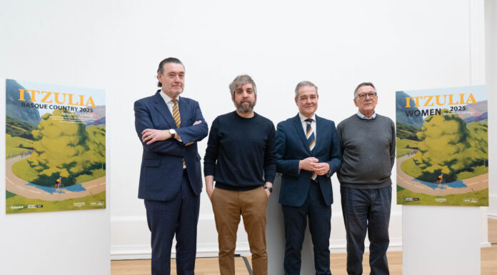 David de las Heras artista da Itzulia Basque Country 2025-eko kartelaren egilea
