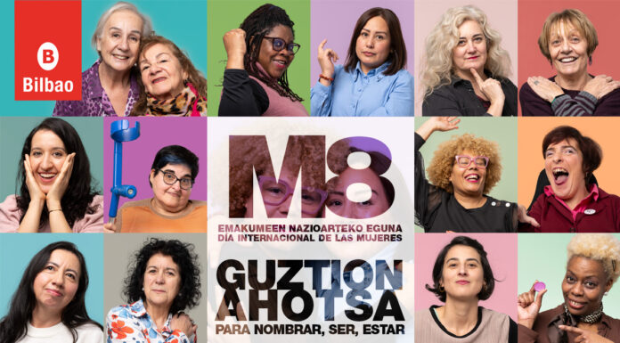 Bilbao reivindica la voz y la presencia de las mujeres en su campaña por el 8 de marzo