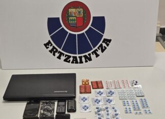 Detenido en Eibar en posesión de cocaína y diversos medicamentos