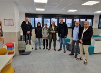Hezkuntza Departamentuak hezkuntza-inbertsioak indartzen jarraitzen du Erriberan, Ciudad de Corella ikastetxea handituz eta Gimeno kontseilariak gaur bisitatu du