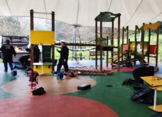 Vuelven a destrozar el parque Arrobitxulo de Donostia