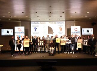 Lourdes Íscar, Osalaneko zuzendari nagusiak, Mutualia Sarien X. edizioaren banaketa inauguratu du