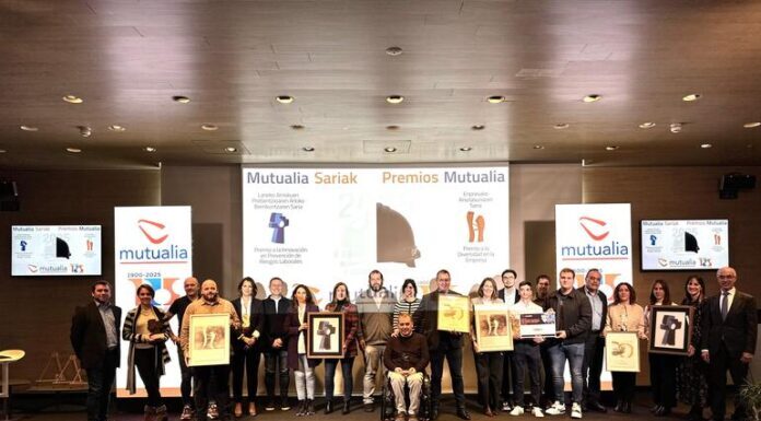 Lourdes Íscar, Osalaneko zuzendari nagusiak, Mutualia Sarien X. edizioaren banaketa inauguratu du