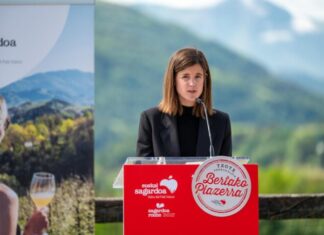 Nora Beltrán de Otalorak azpimarratu du “Gipuzkoan Sagardoaren Ibilbideak duen sustapen-balioa, txotx denboralditik haratago kontsumoa sustatzeko”