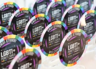 Euskadin 450 gune baino gehiago gehitu zaizkio LGBTI+ Points Sareari, berdintasunaren aldeko eta erasoak saihesteko konpromisoari ikusgarritasuna emateko