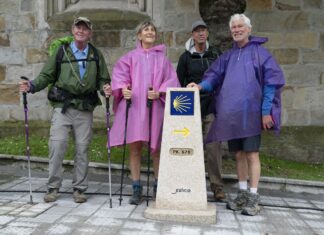 Bilbao incorpora un nuevo hito kilométrico del Camino de Santiago