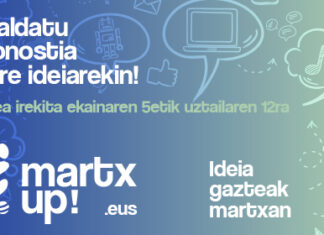 Donostia Gazteriak MartxUp! egitasmoaren bederatzigarren edizioaren deialdia zabaldu du
