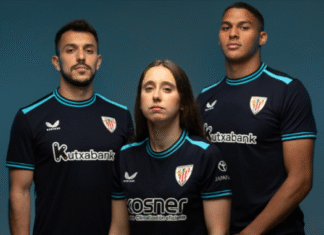 Así es la segunda equipación del Athletic Club para la temporada 2025/26