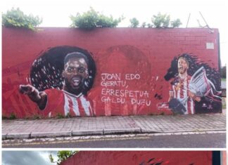 «Quienes han borrado la imagen de Nico del mural no representan al Athletic»