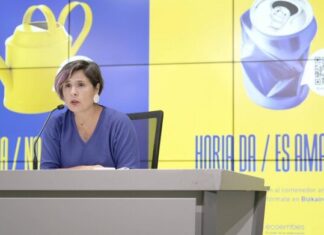 Horia da / Ez da horia kanpainari esker sei bider ontzi gehiago birziklatu dira Bizkaian