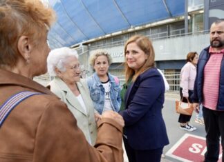 María Jesús San Josék barkamena eskatu die Monbar Hoteleko biktimen familiei, «lau hamarkadatako erakundeen presentzia faltagatik eta isiltasun sozialagatik”