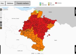 Nafarroako Gobernuak datozen egunetan kontu handiz ibiltzeko gomendatu du, baso-sute arrisku handiaren aurrean