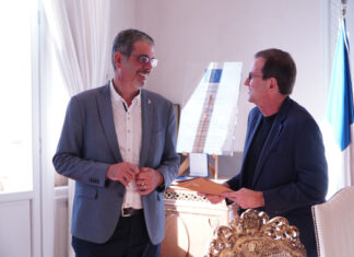 Rio de Janeiroko alkate Eduardo Paes-i harrera Donostian