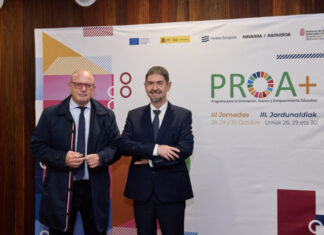 Espainia osoko hezkuntzako 300 profesional baino gehiago bildu dira Iruñean PROA+ III. Jardunaldietan inklusioaz eta ekitateaz hitz egiteko