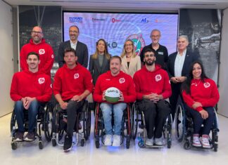El Ayuntamiento de Bilbao, incondicional del baloncesto en silla de ruedas en una nueva temporada del Club BBK Bidaideak Bilbao BSR