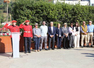 Homenaje al ertzaina Txema Aguirre, asesinado por ETA en Bilbao hace 28 años