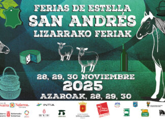 ¡Disfruta este finde de la Feria de San Andrés de Estella-Lizarra!