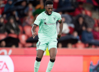 Iñaki Williams sufre una lesión en el tríceps sural de la pierna izquierda