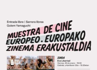 Europako Zinemaren Zikloko bost film finalistak aurkeztuko ditu Memoria eta Bizikidetzako, Kanpo Ekintzako eta Euskarako departamentuak Golem zinema-aretoetan