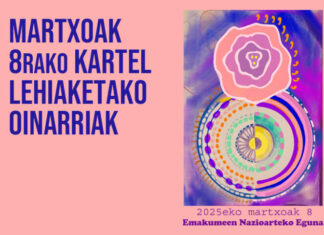 Zabalik dago Hondarribian Martxoak 8a, Emakumeen Astea, iragarriko duen kartel lehiaketan parte hartzeko epea